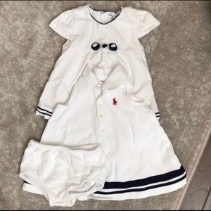 Baby Nautical Sailer tennis dresses Ralph Lauren
